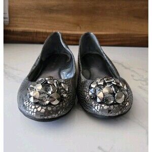 Antonio Melani Fllat Dress Shoes Size 9M Beaded Toe